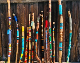 Journey Sticks- A Walking Art Piece - Stand up, Speak up and Show us who you are