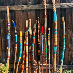 Journey Sticks- A Walking Art Piece - Stand up, Speak up and Show us who you are
