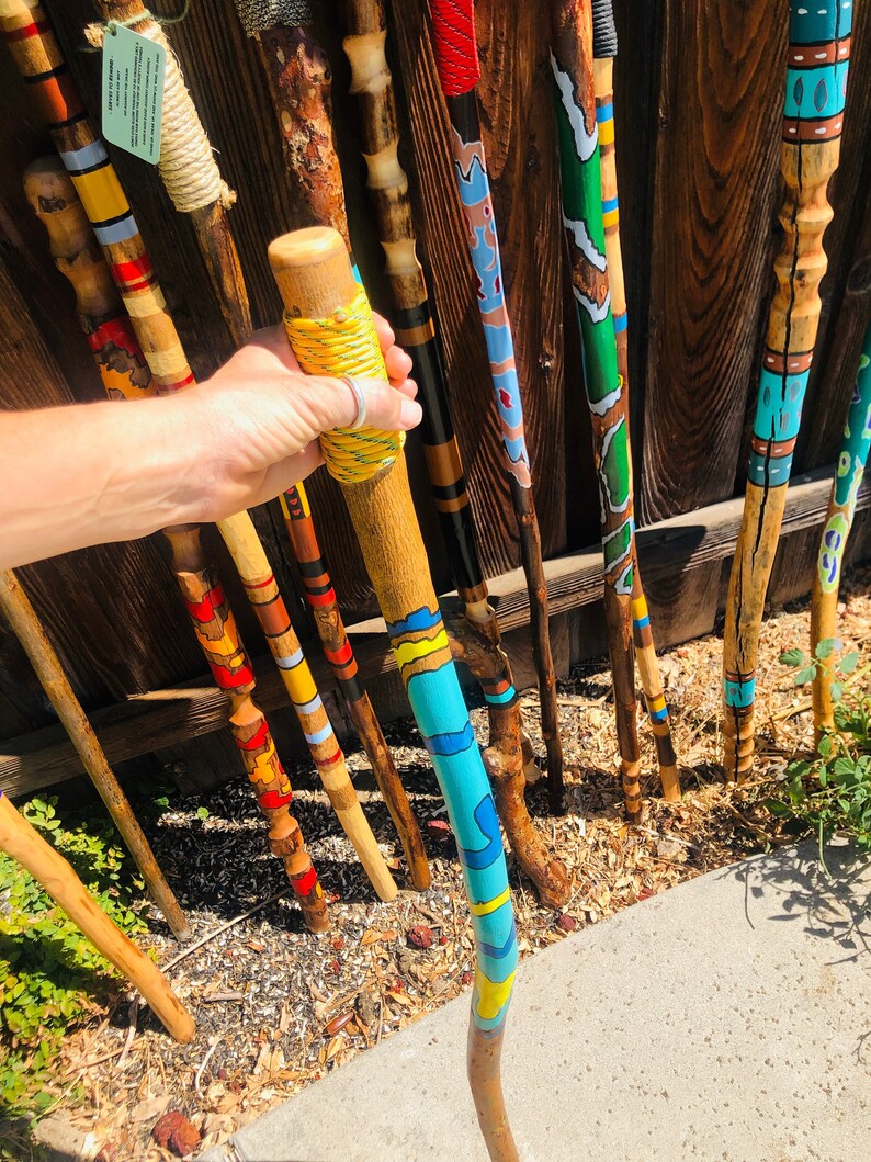 Journey Sticks A Walking Art Piece Stand up Speak up and Etsy