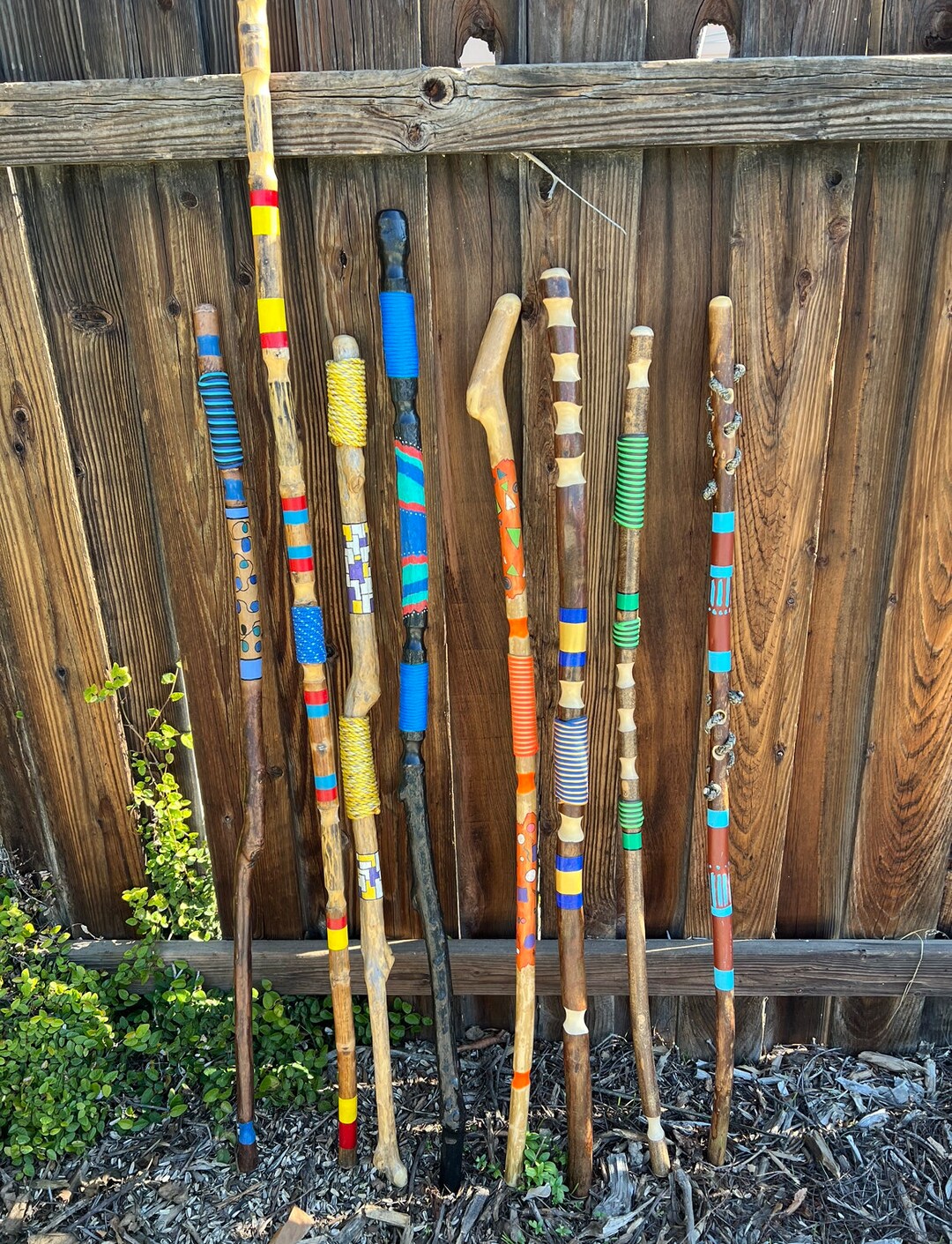 Journey Sticks A Walking Art Piece Stand Up, Speak up and Show Us Who