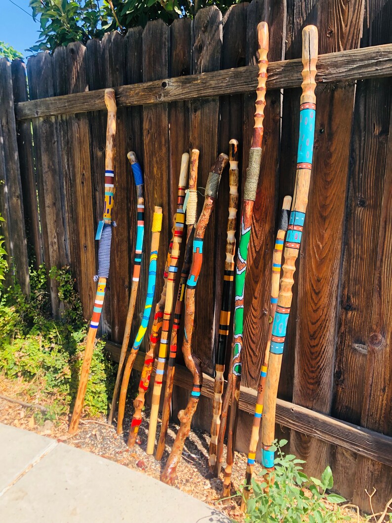 Journey Sticks A Walking Art Piece Stand up Speak up and Etsy