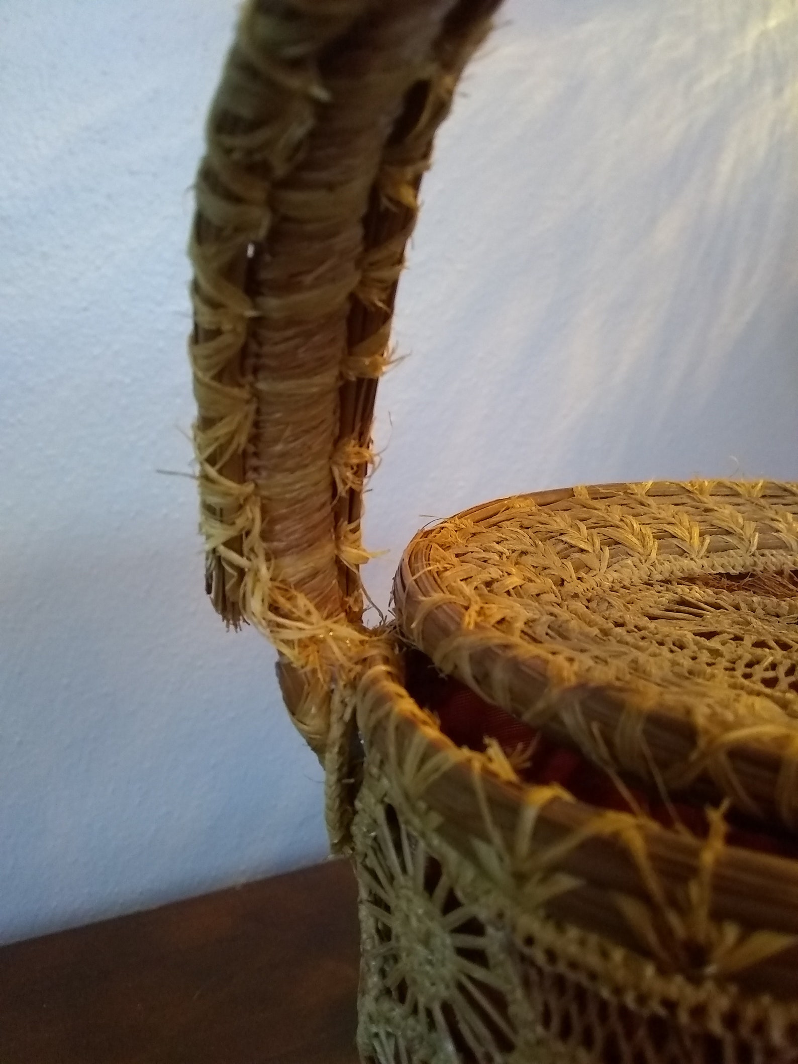 Antique pine needle basket / vintage pine needle purse Etsy