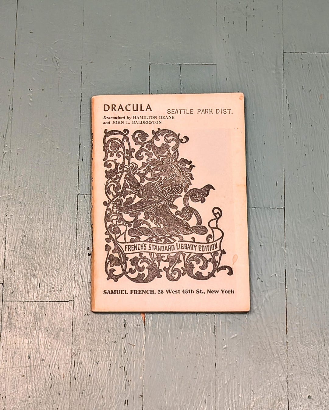 Dracula French's Standard Library Edition Script - Etsy