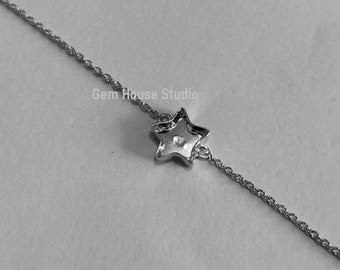 ヴィンテージ　シルバー925 チェーンブレスレット 星型クラスプ 楽天市場】エムズコレクション ソーン スター チェーン ブレスレット