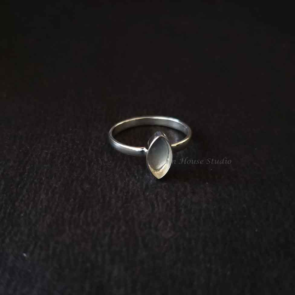 Pince de serrage en argent 925 avec lunette en forme de poire, sertie de pierres précieuses de 6 x 4 mm - 25 x 20 mm pour la fabrication de bagues, bague bricolage - France