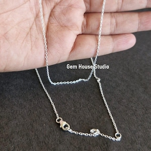 925 Sterling Chain
Rolo Cable Chain
Silver Chain
Pendant Chain
Adjustable Chain
Lanyard Silver Chain
Silver Chain Kid
Thin Silver Chain
Slim Chain 16 Inch
Gift For Her
Dainty Chain
Minimalist Chain
Necklace For Woman