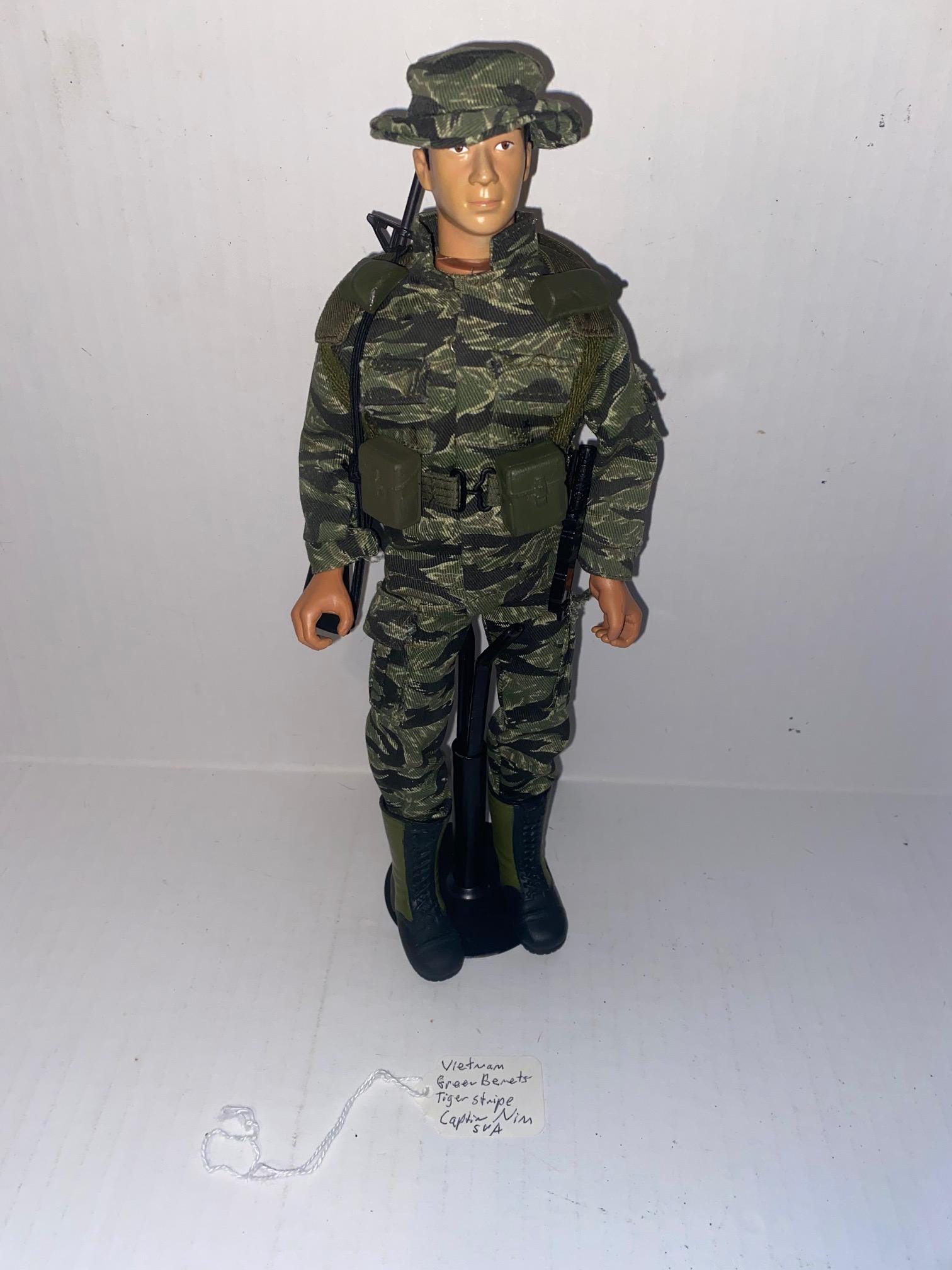 Custom Vietnam Green Beret Tiger Stripe 1:6 Scale Loose 12