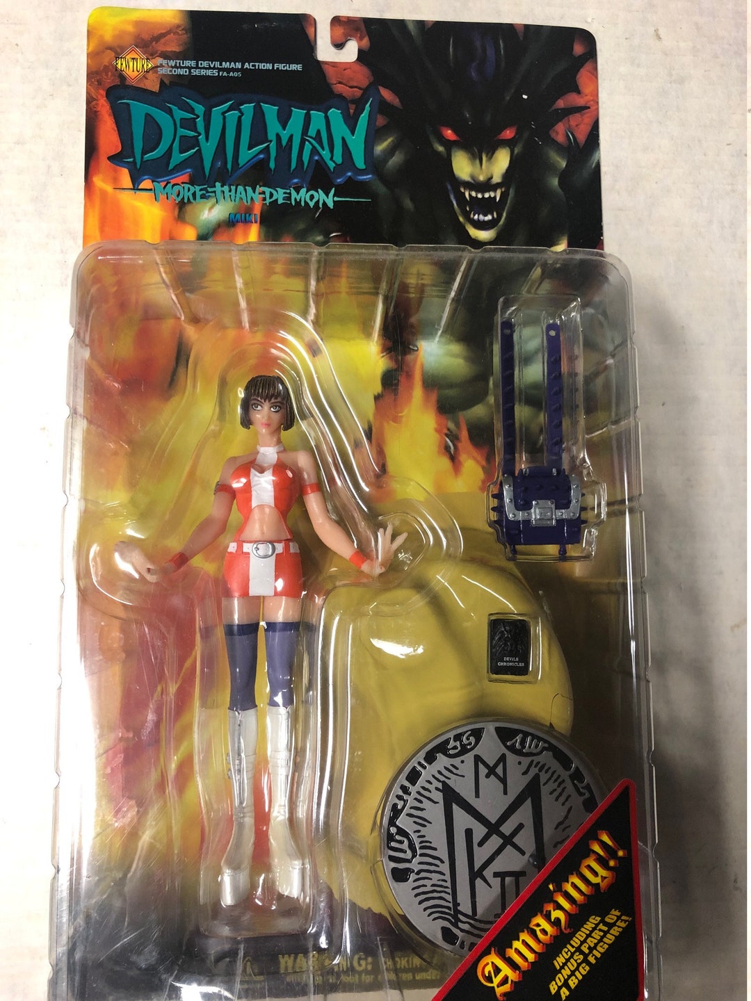 Vintage Fewture Devilman Action Figure Anime Horror Collectible 