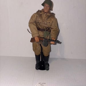 Custom WWII Russian SMG 1:6 Scale Loose 12&quot; Figure GI Joe Military Ultimate Soldier 21st Century