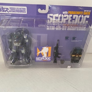 Vintage Anime Scope Dog with Parachute Sack Armored Trooper Votoms 1:35 Action Figure Scopedog