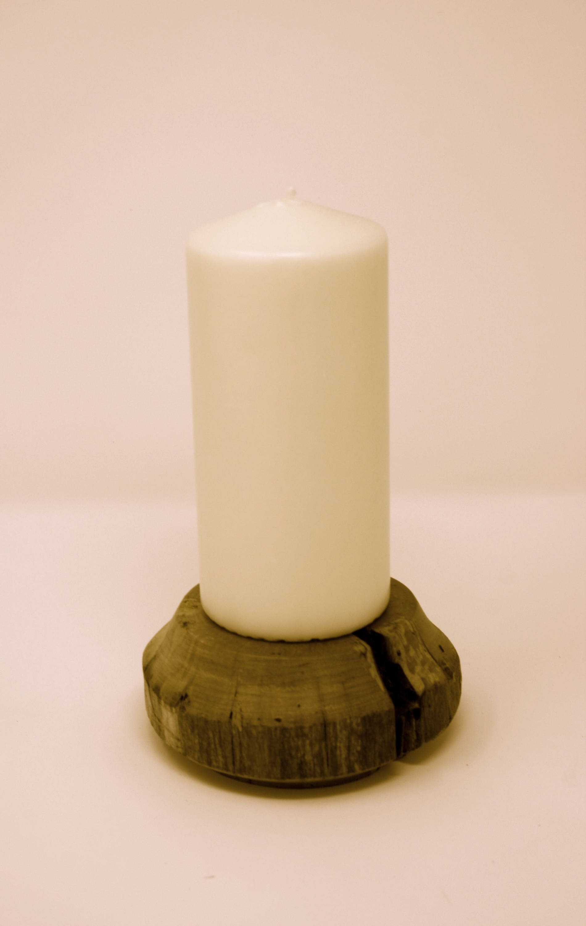 Large candle base made from natural driftwood Etsy