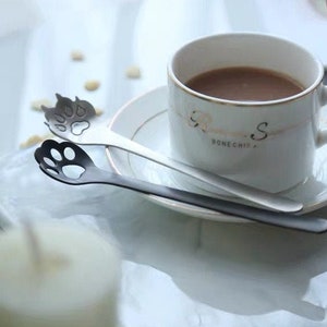 Gifts Cute Coffee Spoon Cat Dog Coffee Spoon Stainless Steel Coffee Spoon Gifts for Her Gifts for Him