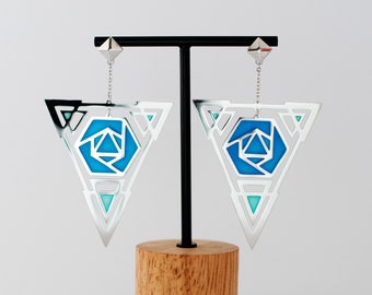 Bayonetta 2 Cosplay Geometric Earrings