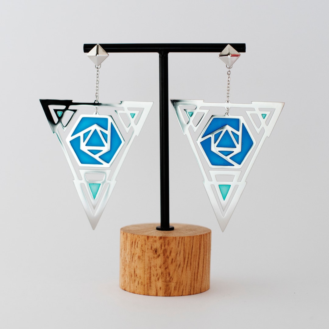 Bayonetta 2 Cosplay Geometric Earrings - Etsy