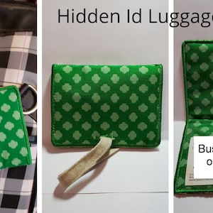 ITH Bag/Luggage Tag - Keep Your Info Safe/Hidden