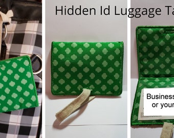 ITH Bag/Luggage Tag - Keep Your Info Safe/Hidden