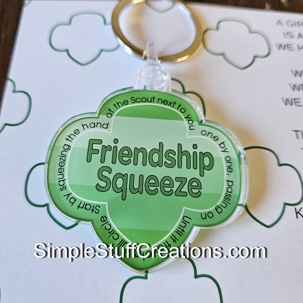 Scout Friendship Squeeze Key Chain