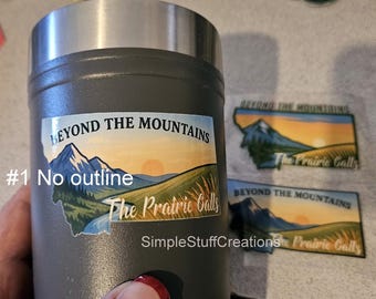 Montana, The Prairie Calls PermaSticker Decal