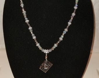 Silver Heart Locket Necklace