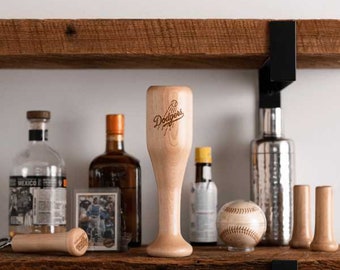 Los Angeles Dodgers Wined Up® | Baseball Bat Wine Mug