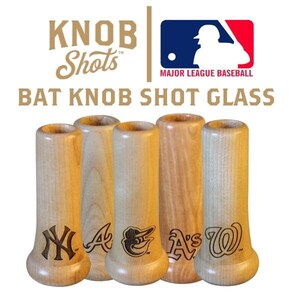 30 MLB Teams | Shot Glass From Bat Knob | Knob Shot