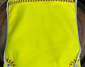 Softball Drawstring Bags | Dugout Mugs®