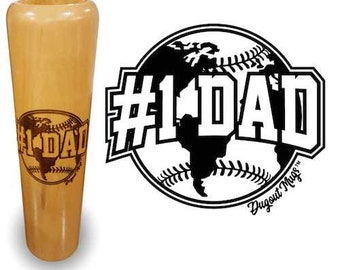 1 Dad Baseball Bat Mug | Dugout Mugs®