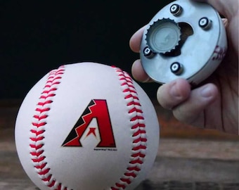 Elige entre los 30 cortadores de botellas de equipos de la MLB® / Abrebotellas de media pelota de béisbol