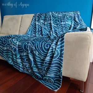 Stella Maris Blanket - Our Lady Star of the Sea - Blessed Virgin - Catholic Blanket - Catholic Hymn - Catholic Prayer - Catholic Gift