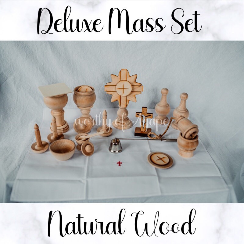 Deluxe Wooden Mass Set Catechesis of the Good Shepherd Catholic Kids