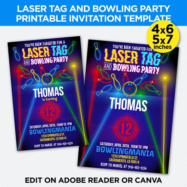 Laser Tag Party - Etsy
