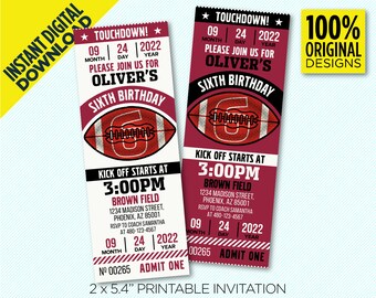 Arizona Cardinals Party Invitation - Etsy