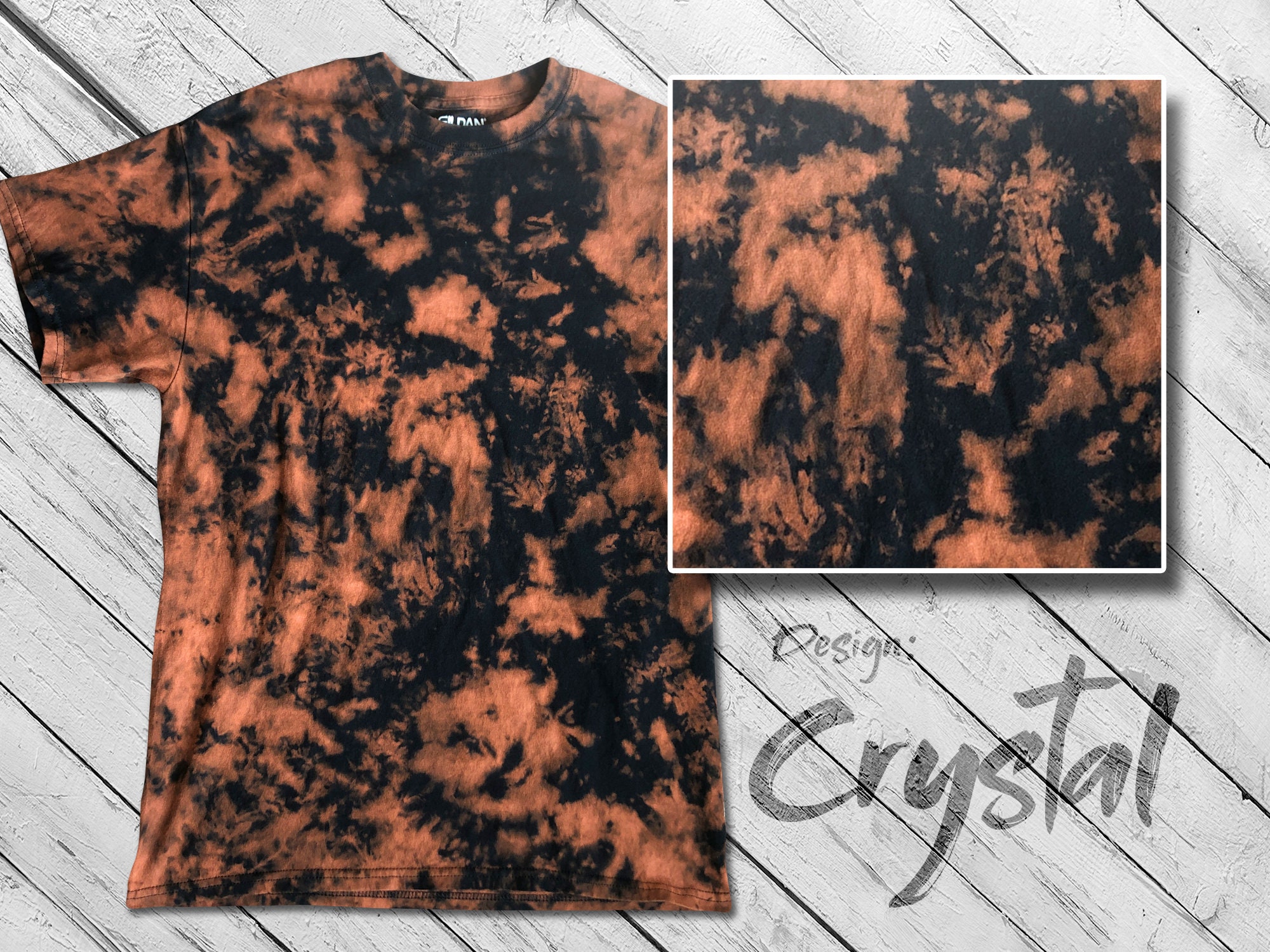reverse tie dye shirts