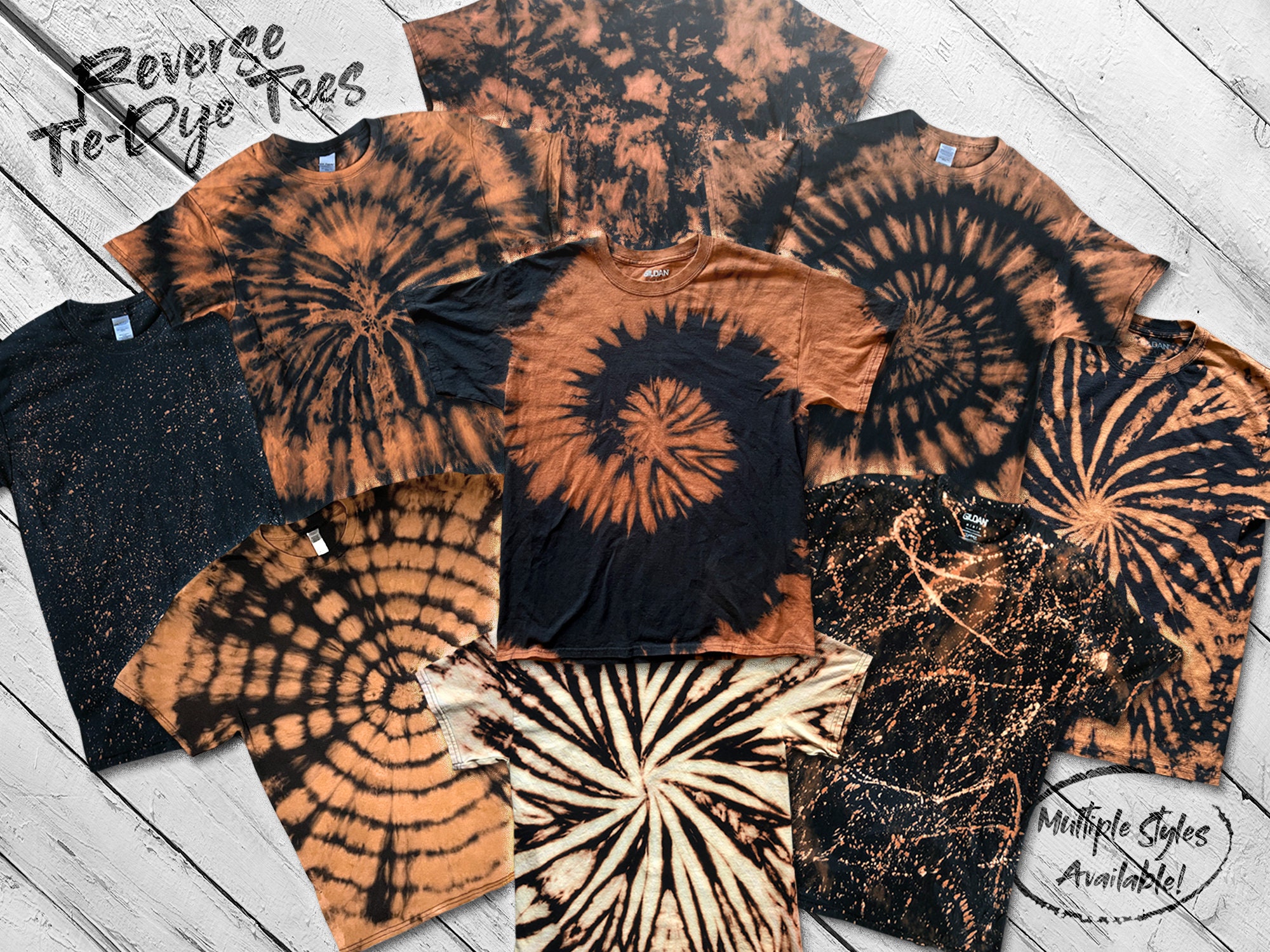Orange/Black Tie Dye T-shirt – IIMVCLOTHING