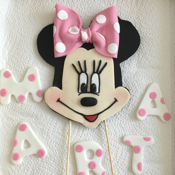 Elegantes Minnie Maus Tortendeko Ebenbild