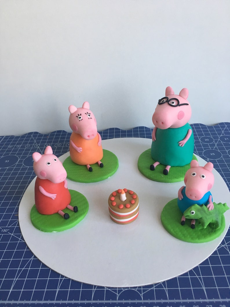 Peppa Wutz Familie Tortendeko | Etsy