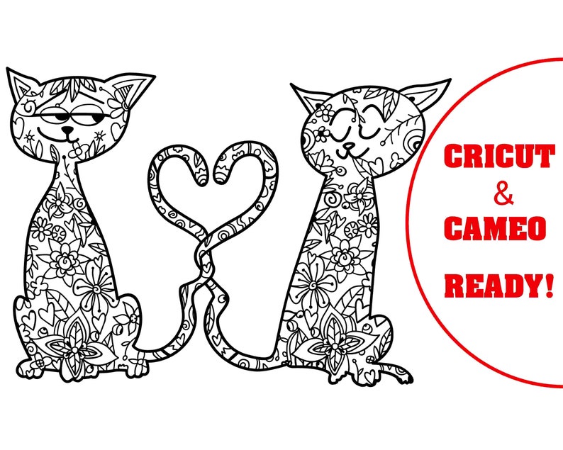 Download Craft Supplies Tools Stencils Templates Cat Silhouette Zentangle Svg Animal Mandala Svg Cameo Cricut Ready Cat Zentangle Svg Mandala Svg Cat Mandala Svg Cat Svg Cats Svg