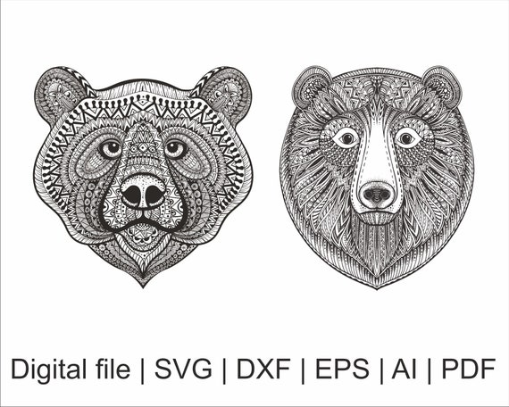 Download Teddy Bear Mandala Svg Design - Free Layered SVG Files ...