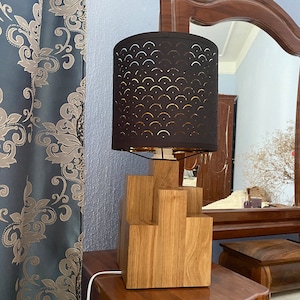 Wood Table Lamp, Bedside Lamp, Table Lamp, Modern Table Light, Desk Light, Desk Lamp