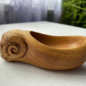 Wood Salt Box Hand carved, Kitchen Salt Box, Salt Container Storage, Wooden Sugar Box, Handmade Salt Keeper