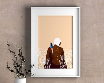 Wall Print | Modern Wall Art | African Art Print | Home Decor | Downloadable Digital Art |Art Gift