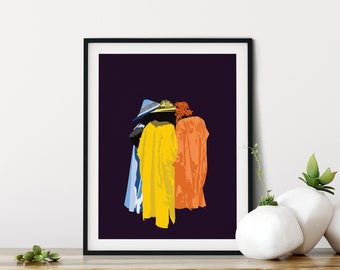 African art, Art print, Downloadable prints, Wall decor, Wall art, Black Art, Colour art