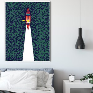 Set of 2 Adventure Prints Abstract Bedroom Print Abstract Art Print Home Decor Downloadable Digital Art Printable Art Art Gift image 3