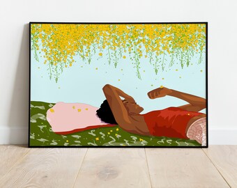 Printable Wall Art Print | Florale Kunst | Moderne Wandkunst | Abstrakter Kunstdruck | Wohndeko | Digitale Kunst zum Download | Kunst