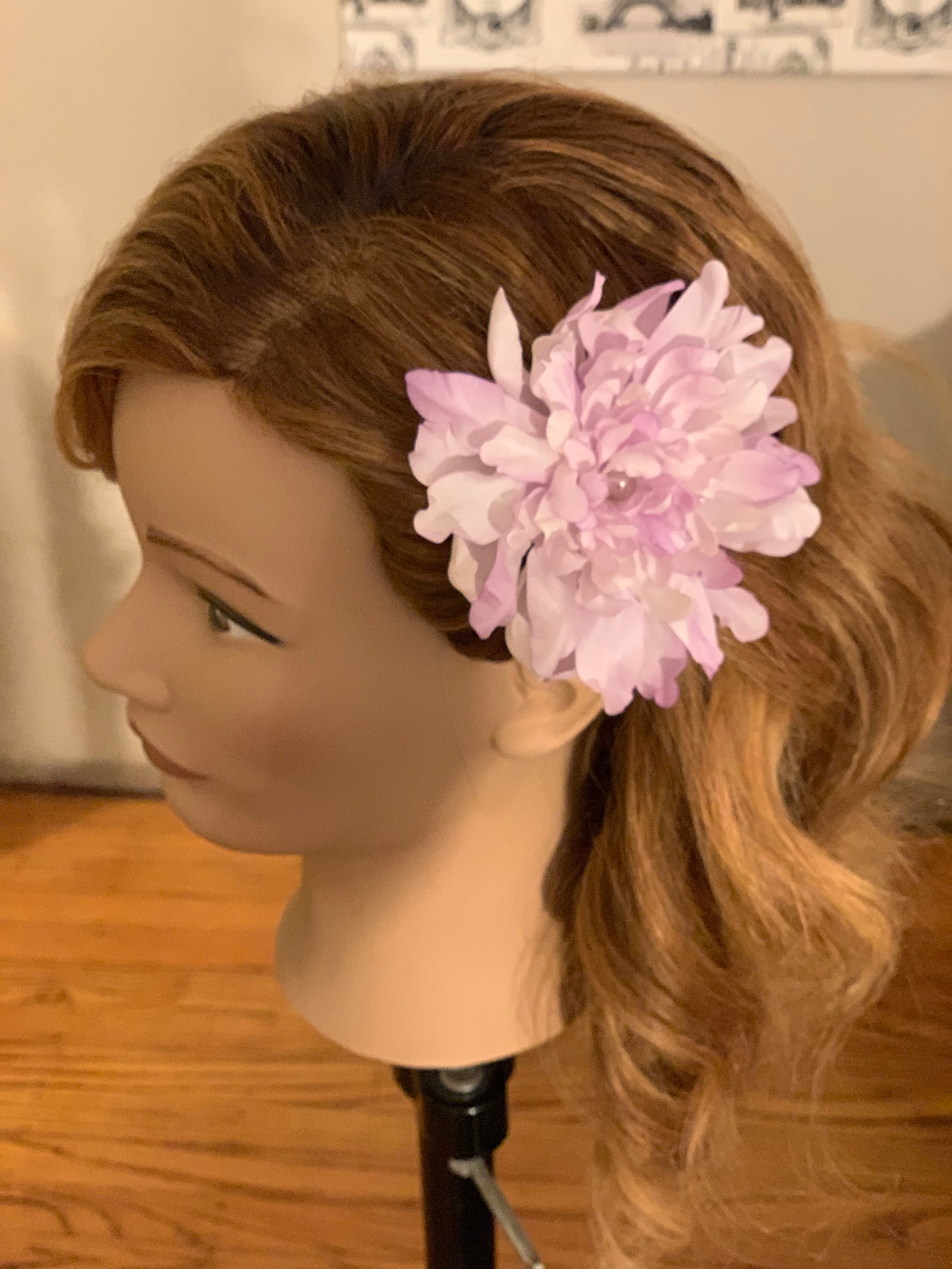 Silk flower hair clip hair accessory wedding hair Etsy