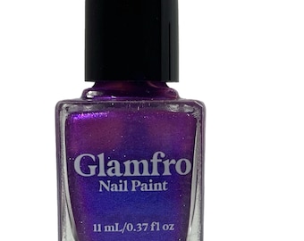 Vegan Nail Polish Purple Shimmer "Starstruck" Cruelty - Free, 21 - Free Polish, Nail Paint, Fuchsia Nail Polish, Purple Nail Polish