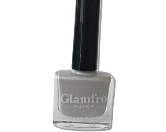 Vegan Nail Polish Light Gray Polish "Earl Grey Ice Cream" Cruelty - Free, 21 - Free Polish, Nail Paint, Grey Nail Polish, Gray Nail  Polish