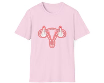 Rebellious Reproductive Rights T-Shirt, Graphic Tee, Unisex Tee, Softstyle Shirt, Cool Tee, Edgy Shirt
