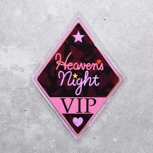 PARADISE, hemelse nacht, stille heuvel geïnspireerde doorzichtige vinylsticker, lees beschrijving