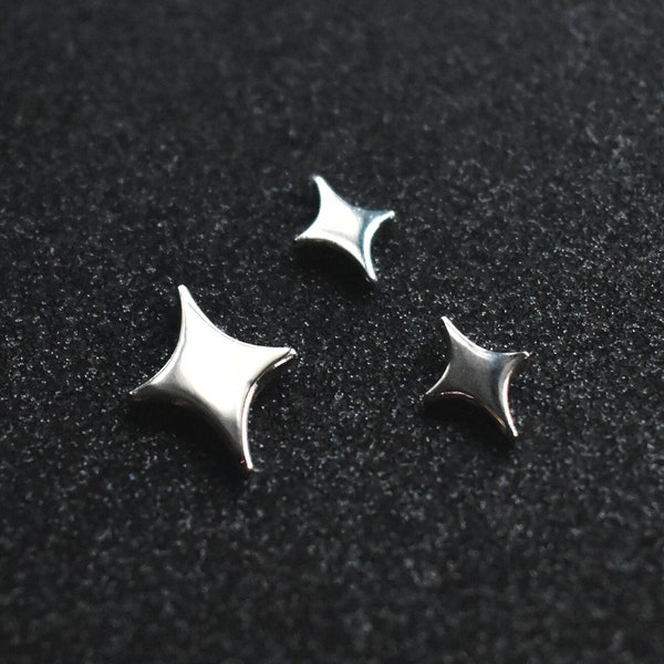 FILLER II witchy goth moon stars board fillers silver sparkle enamel pin set